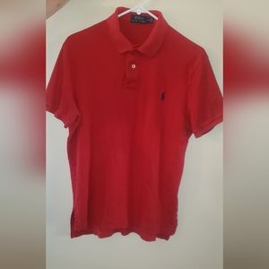 Polo Ralph Lauren mens polo shirt size M red
